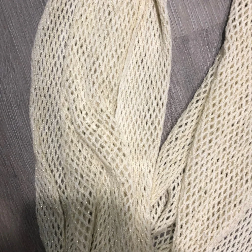Cream infinity scarf